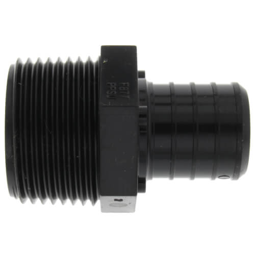 1" Poly PEX Crimp x 1" NPT Male Adapter