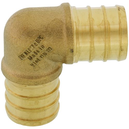 Main product image of 3/4" PEX x 3/4" PEX Brass Elbow (Lead Free)