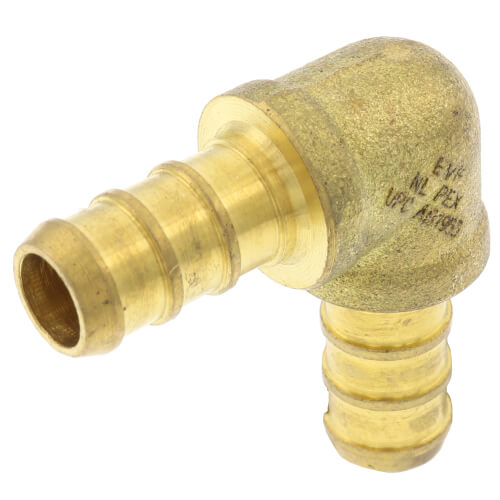 3/8" PEX x 3/8" PEX Brass Elbow (Lead Free)