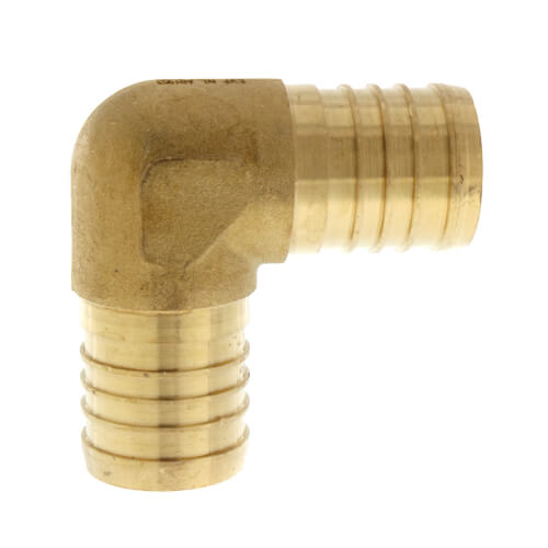 Main product image of 1-1/4" PEX x 1-1/4" PEX Brass 90 Elbow (Lead Free)