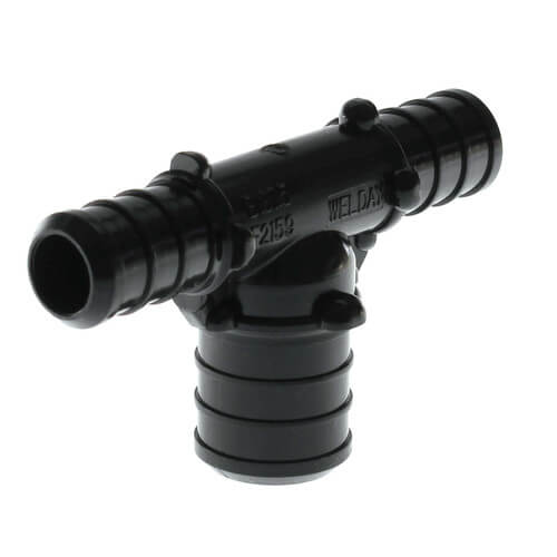 Main product image of 1/2" x 1/2" x 3/4" Poly PEX Crimp Reducing Tee