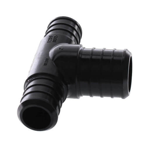 Main product image of 3/4" x 3/4" x 1" Poly PEX Crimp Reducing Tee