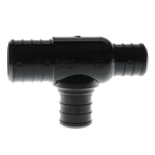 Main product image of 1" x 3/4" x 3/4" Poly PEX Crimp Reducing Tee
