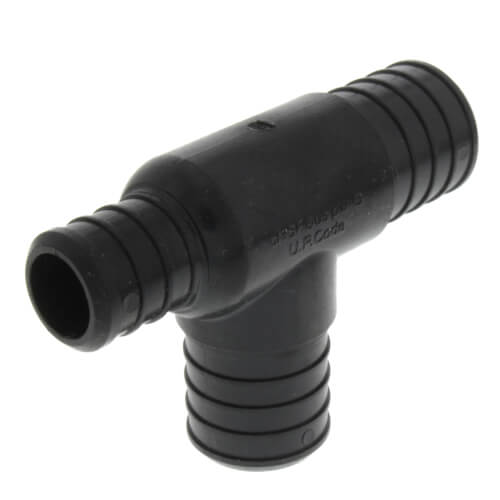 Main product image of 1" x 3/4" x 1" Poly PEX Crimp Reducing Tee