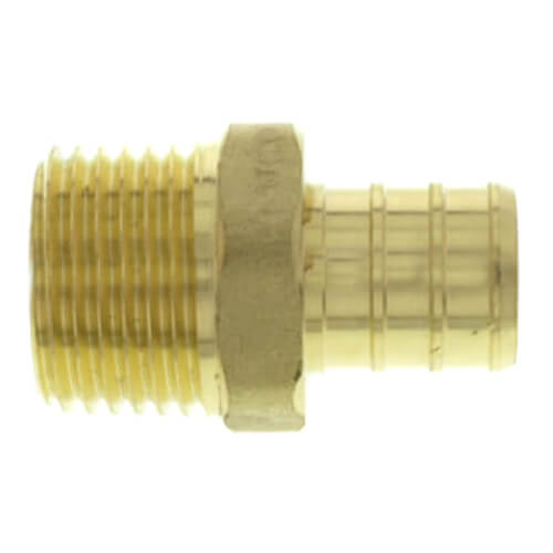 Main product image of 5/8" PEX x 1/2" NPT Brass Male Adapter (Lead Free)