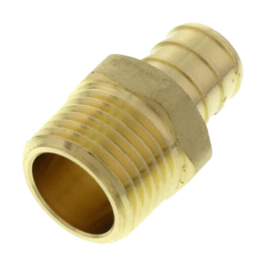 Main product image of 5/8" PEX x 1/2" NPT Brass Male Adapter (Lead Free)