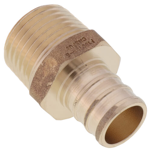 Main product image of 5/8" PEX x 1/2" NPT DZR Brass Male Adapter (Lead Free)