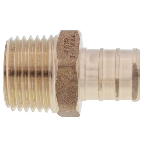 Main product image of 5/8" PEX x 1/2" NPT DZR Brass Male Adapter (Lead Free)