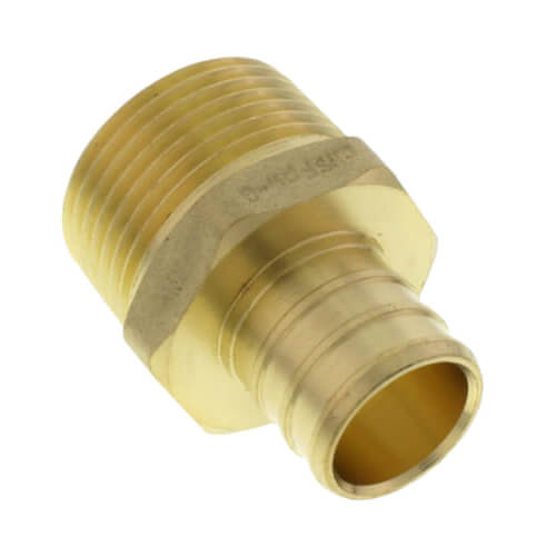 Main product image of 3/4" PEX x 3/4" NPT Brass Male Adapter (Lead Free)