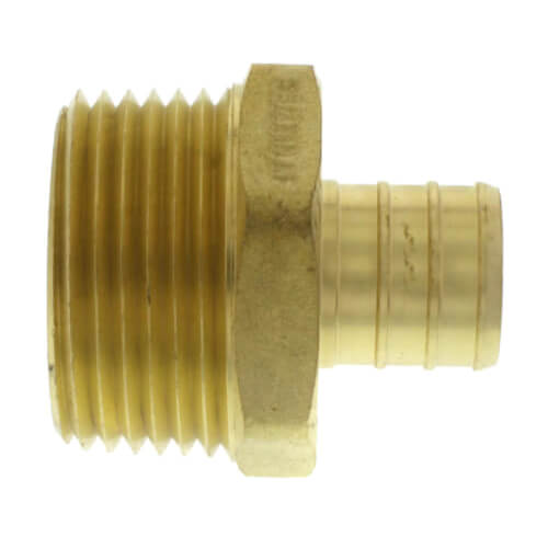 Main product image of 3/4" PEX x 1" NPT Brass Male Adapter (Lead Free)