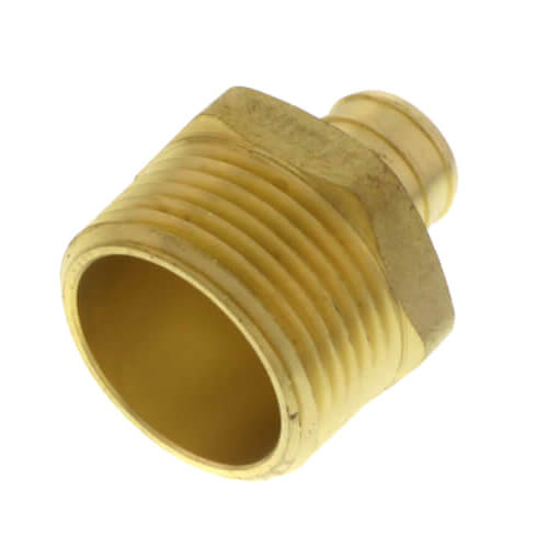 Main product image of 3/4" PEX x 1" NPT Brass Male Adapter (Lead Free)