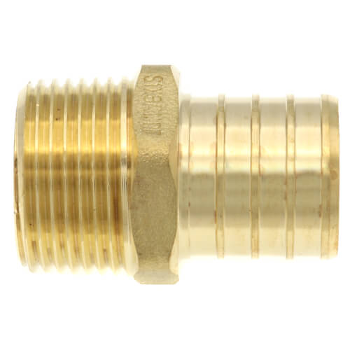 Main product image of 1" PEX x 3/4" NPT DZR Brass Male Adapter (Lead Free)