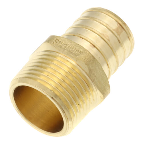 Main product image of 1" PEX x 3/4" NPT DZR Brass Male Adapter (Lead Free)