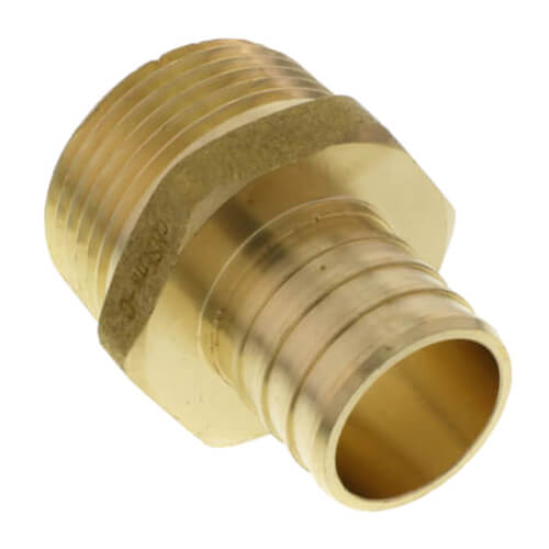 Main product image of 1" PEX x 1" NPT Brass Male Adapter (Lead Free)