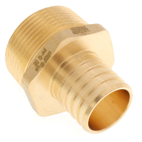 Main product image of 1-1/4" PEX x 1-1/4" NPT Brass Male Adapter (Lead Free)