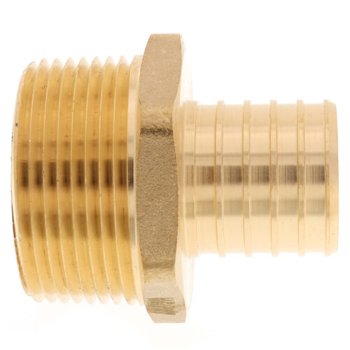 Main product image of 1-1/4" PEX x 1-1/4" NPT Brass Male Adapter (Lead Free)