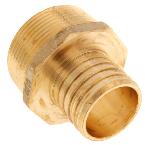 Main product image of 1-1/2" PEX x 1-1/2" NPT Brass Male Adapter (Lead Free)