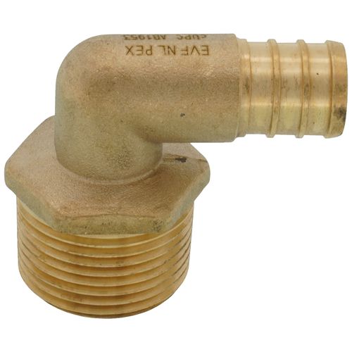 Main product image of 5/8" PEX x 3/4" Male Threaded Brass Elbow (Lead Free)