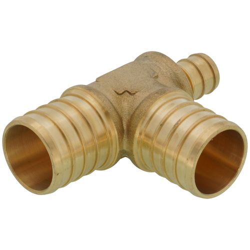 Main product image of 1" PEX x 1/2" PEX x 1" PEX Brass Tee (Lead Free)