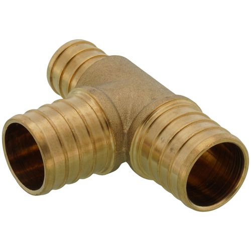 Main product image of 1" PEX x 3/4" PEX x 1" PEX Brass Tee (Lead Free)
