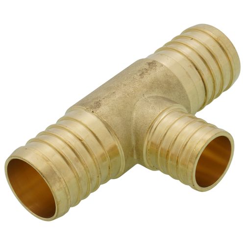 Main product image of 1-1/4" PEX x 1-1/4" PEX x 1" PEX Brass Tee (Lead Free)