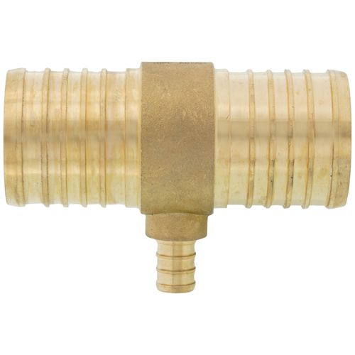 Main product image of 2" PEX x 2" PEX x 1/2" PEX Brass Tee (Lead Free)