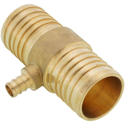 Main product image of 2" PEX x 2" PEX x 1/2" PEX Brass Tee (Lead Free)