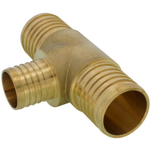 Main product image of 2" PEX x 2" PEX x 1-1/2" PEX Brass Tee (Lead Free)
