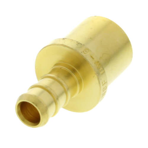 Main product image of 3/8" PEX x 1/2" Male Sweat Copper Fitting Brass Adapter (Lead Free)