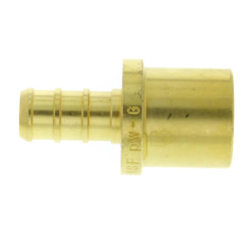 Main product image of 3/8" PEX x 1/2" Male Sweat Copper Fitting Brass Adapter (Lead Free)