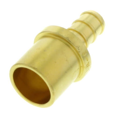 Main product image of 3/8" PEX x 1/2" Male Sweat Copper Fitting Brass Adapter (Lead Free)