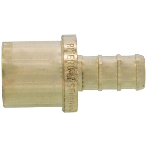 Main product image of 3/8" PEX x 1/2" Male Sweat Copper Fitting DZR Brass Adapter (Lead Free)