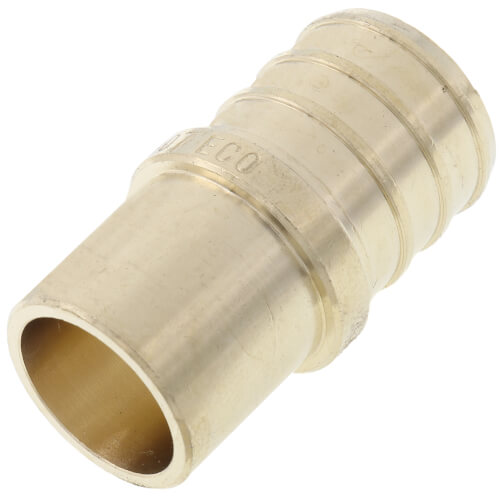Main product image of 3/4" PEX x 1/2" Male Sweat Copper Fitting DZR Brass Adapter (Lead Free)