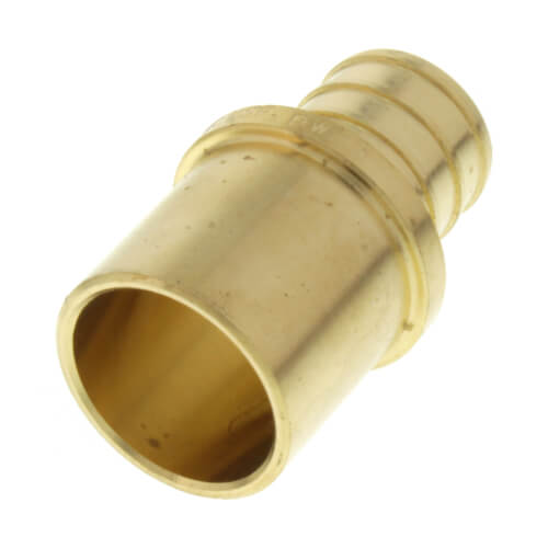 Main product image of 3/4" PEX x 3/4" Male Sweat Copper Fitting Brass Adapter (Lead Free)