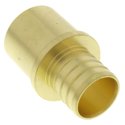 Main product image of 1" PEX x 1" Male Sweat Copper Fitting Brass Adapter (Lead Free)
