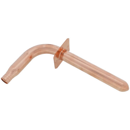 Main product image of 3/4" PEX Crimp Copper Stub Out Elbow w/ Ear (4-1/2" x 8")