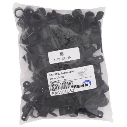 PXSTCL050 Bluefin PXSTCL050 1/2" PEX Suspension Tube Clamp (Bag of 100)