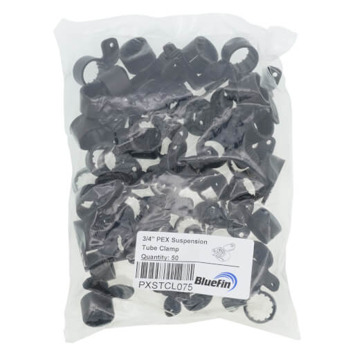 PXSTCL075 Bluefin PXSTCL075 3/4" PEX Suspension Tube Clamp (Bag of 50)