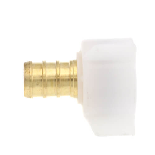 Main product image of 1/2" PEX Crimp x 1/2" FIP Faucet Swivel Adapter - Plastic Nut (Lead Free)
