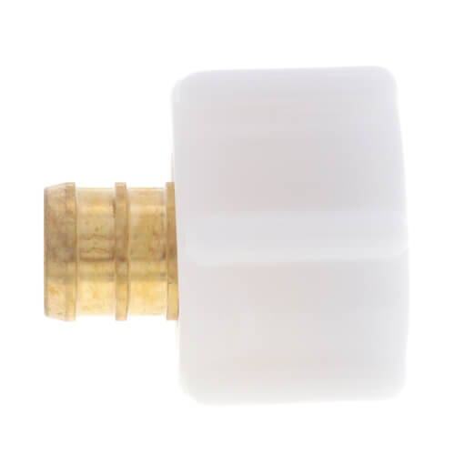 Main product image of 3/8" PEX Crimp x 1/2" FIP Lav Swivel Adapter - Plastic Nut (Lead Free)