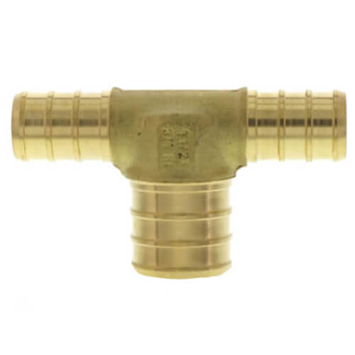 Main product image of 1/2" PEX x 1/2" PEX x 3/4" PEX Brass Tee (Lead Free)