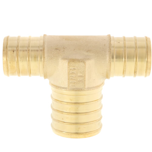 Main product image of 3/4" PEX x 3/4" PEX x 1" PEX Brass Tee (Lead Free)