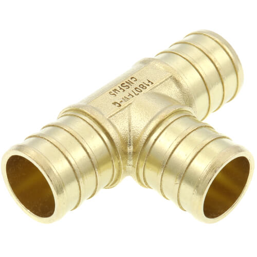 Main product image of 3/4" PEX DZR Brass Tee (Lead Free)
