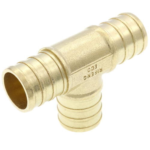 Main product image of 3/4" PEX DZR Brass Tee (Lead Free)