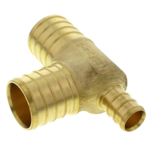 Main product image of 1" PEX x 1/2" PEX x 1" PEX Brass Tee (Lead Free)