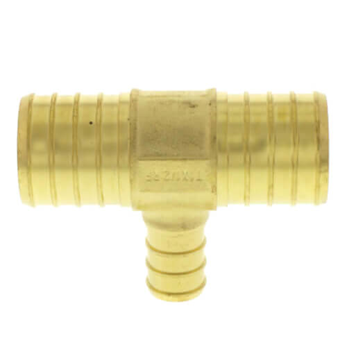 Main product image of 1" PEX x 1" PEX x 1/2" PEX Brass Tee (Lead Free)