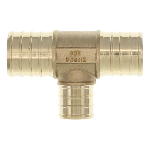 Main product image of 1" PEX x 1" PEX x 3/4" PEX DZR Brass Tee (Lead Free)