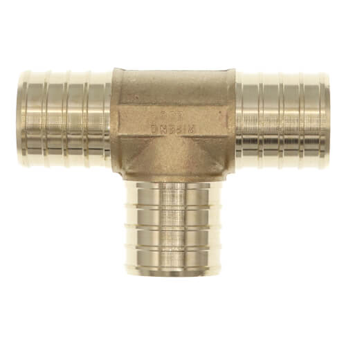 1" PEX DZR Brass Tee (Lead Free)