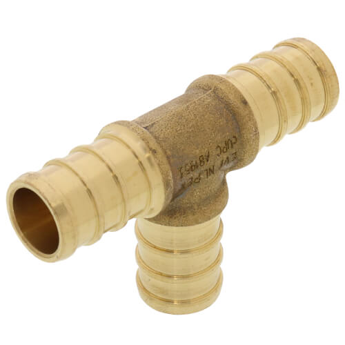 1/2" PEX Brass Tee (Lead Free)