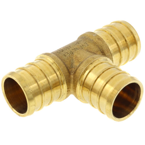 3/4" PEX Brass Tee (Lead Free)